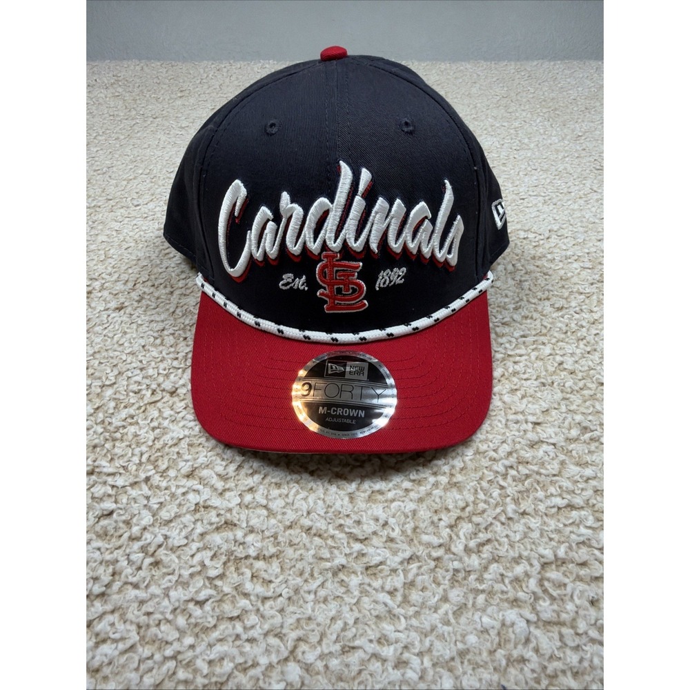 New Era St. Louis Cardinals Men's Retro 9FORTY M-Crown Snapback Rope Adjustable
